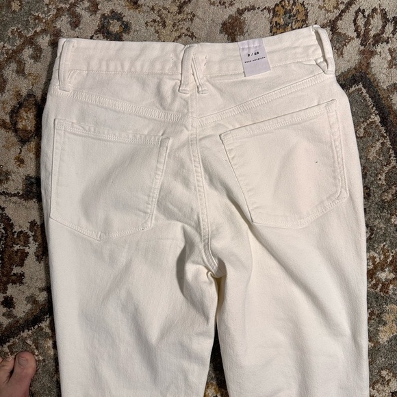 NWT Good American Good Straight Legs White Jeans 26 - Picture 7 of 7